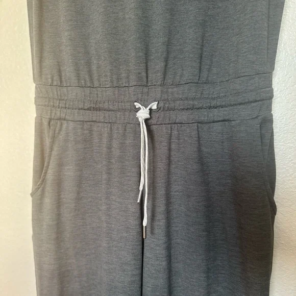 Vuori Charcoal Gray Jumpsuit - Picture 2 of 8